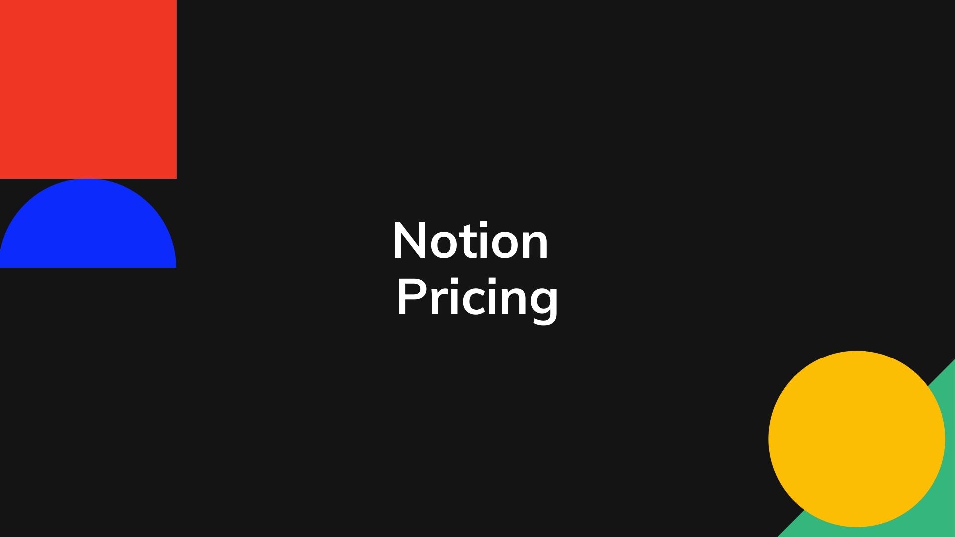 notion pricing india