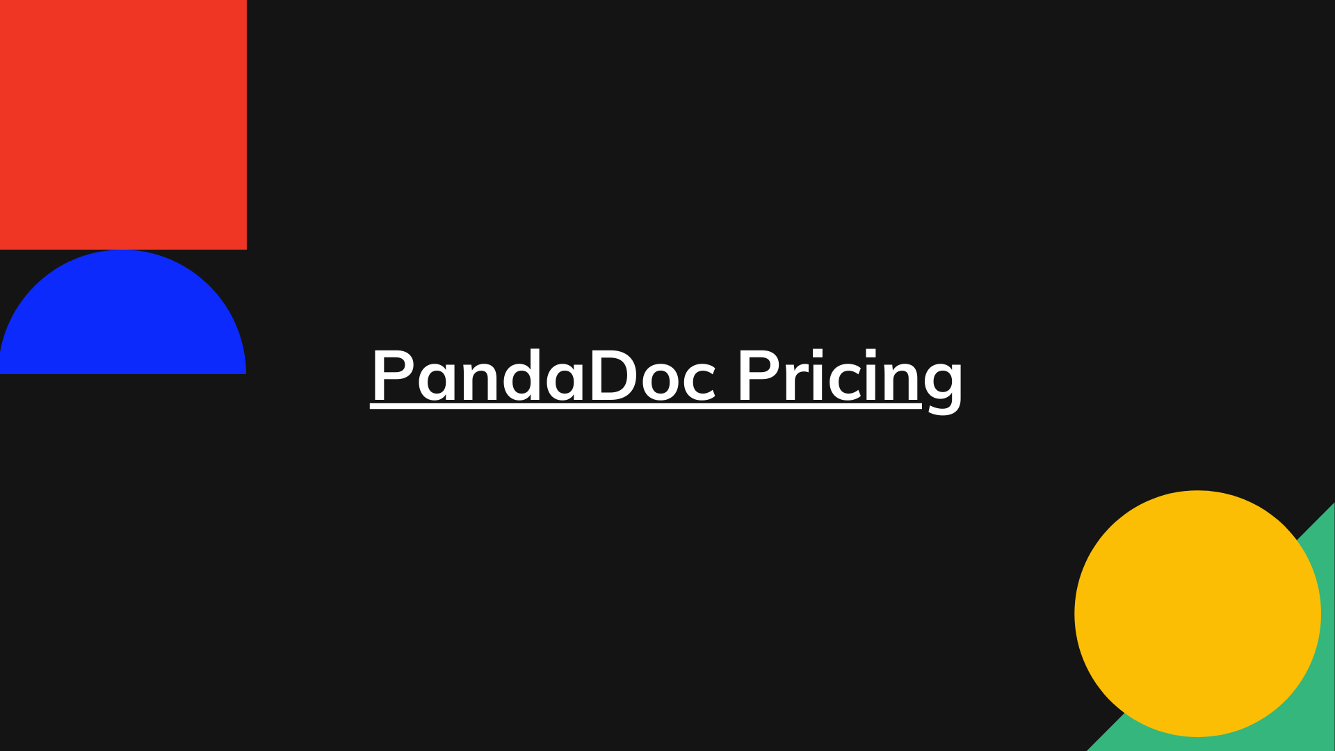 PandaDoc Pricing