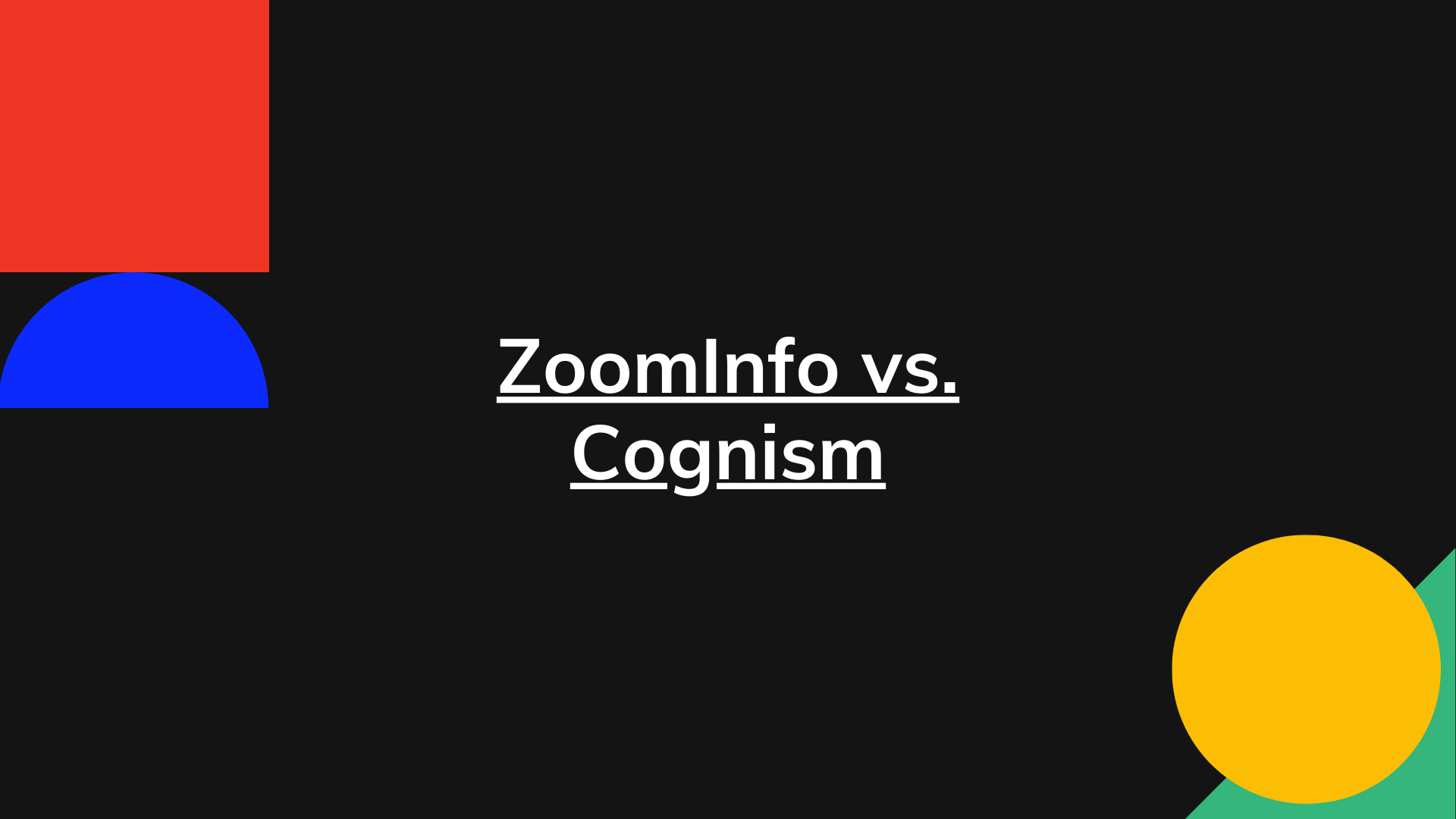 ZoomInfo vs Cognism