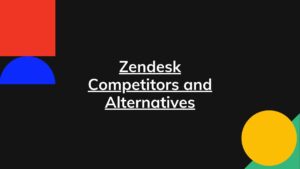 zendesk competitors
