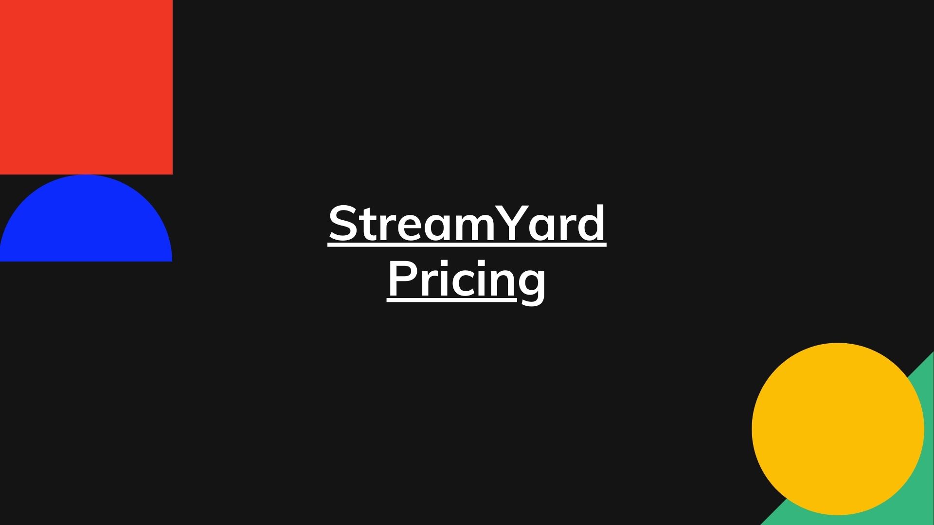StreamYard Pricing – Actual Prices for All Plans, Enterprise Too