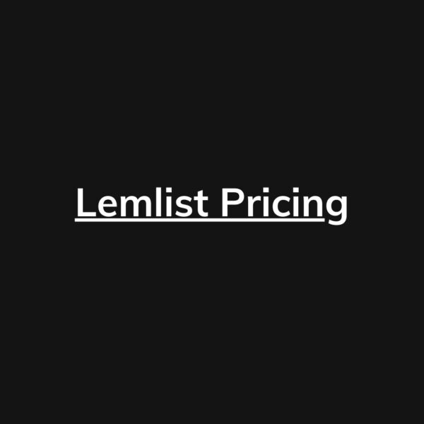 Lemlist Pricing – Actual Prices for All Plans, Lemwarm Too