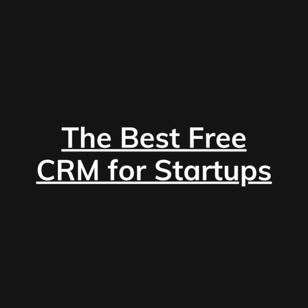 best free crm for startups