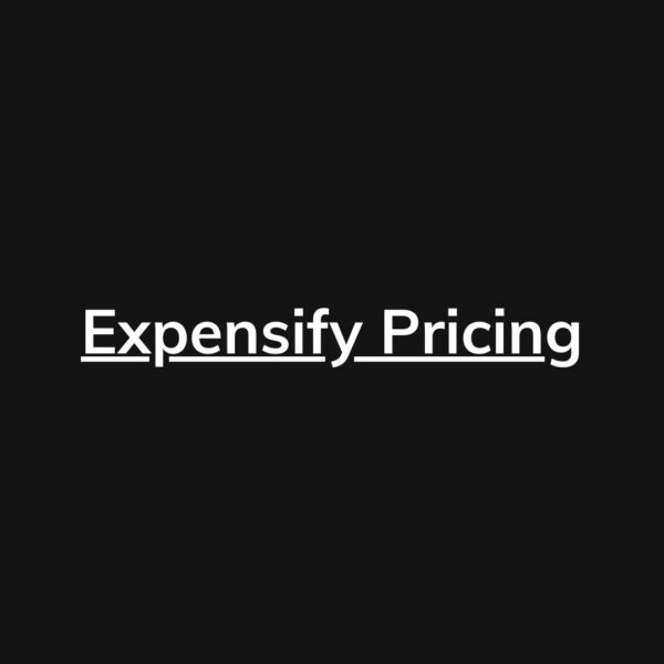 Expensify Pricing