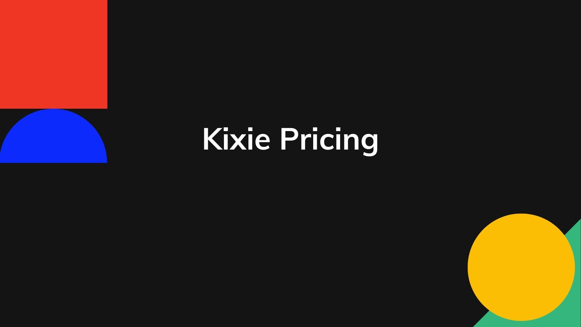 Kixie Pricing