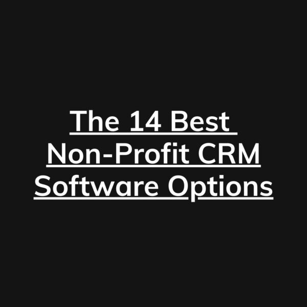 Non-Profit CRM Software