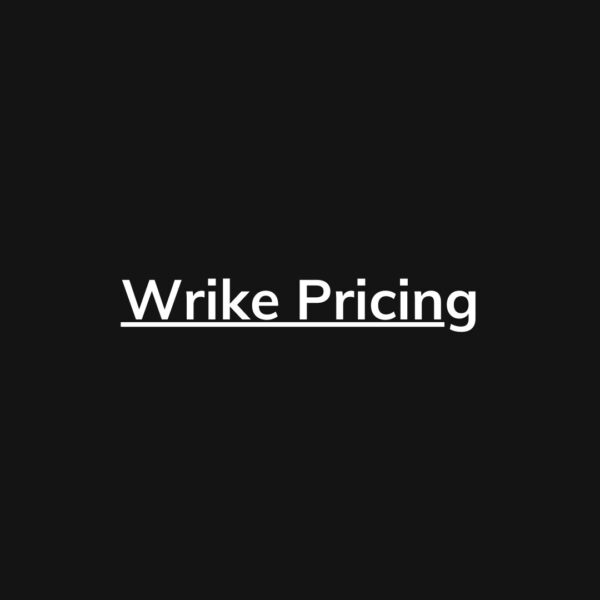 Wrike Pricing