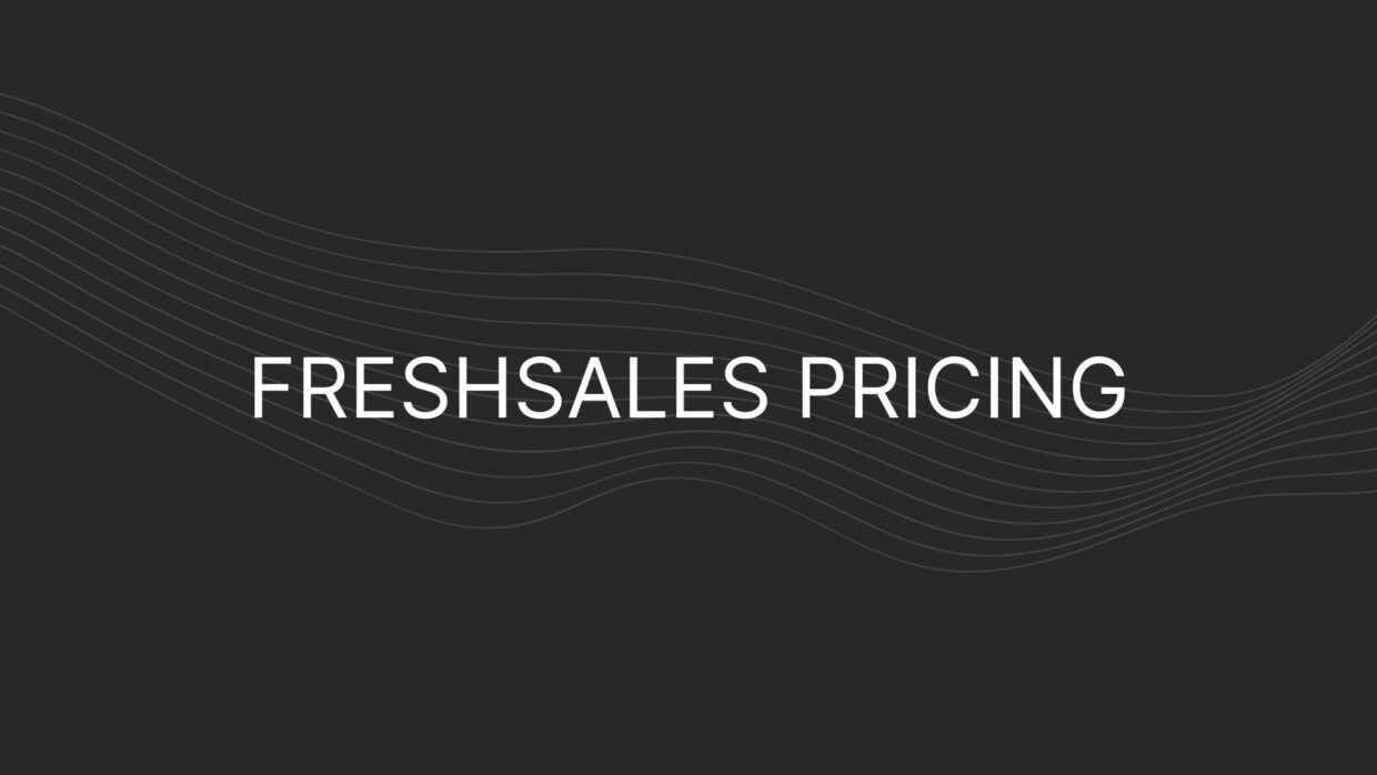 freshsales pricing