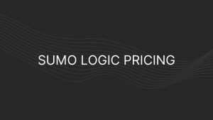 Sumo Logic Pricing