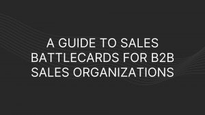 sales battelcards