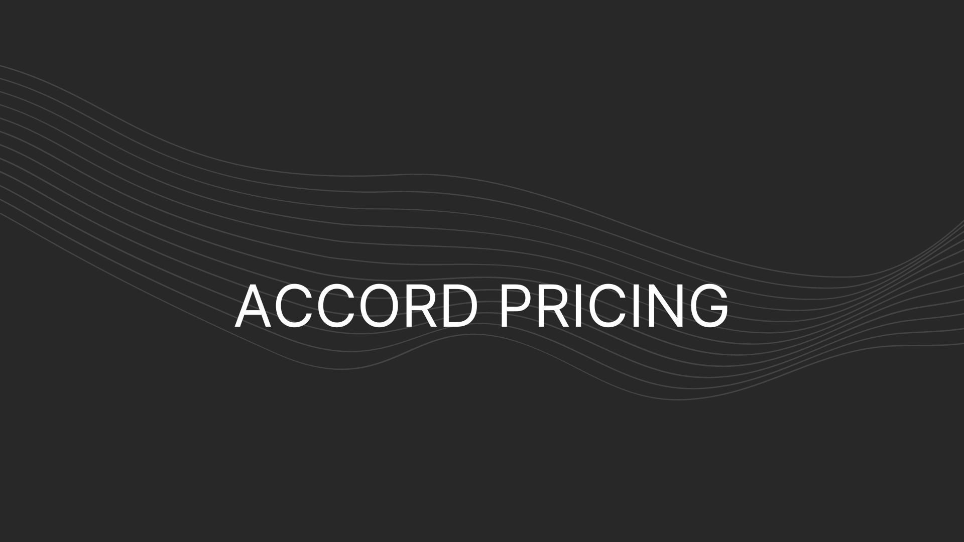 Accord Pricing – Actual Prices For All Plans