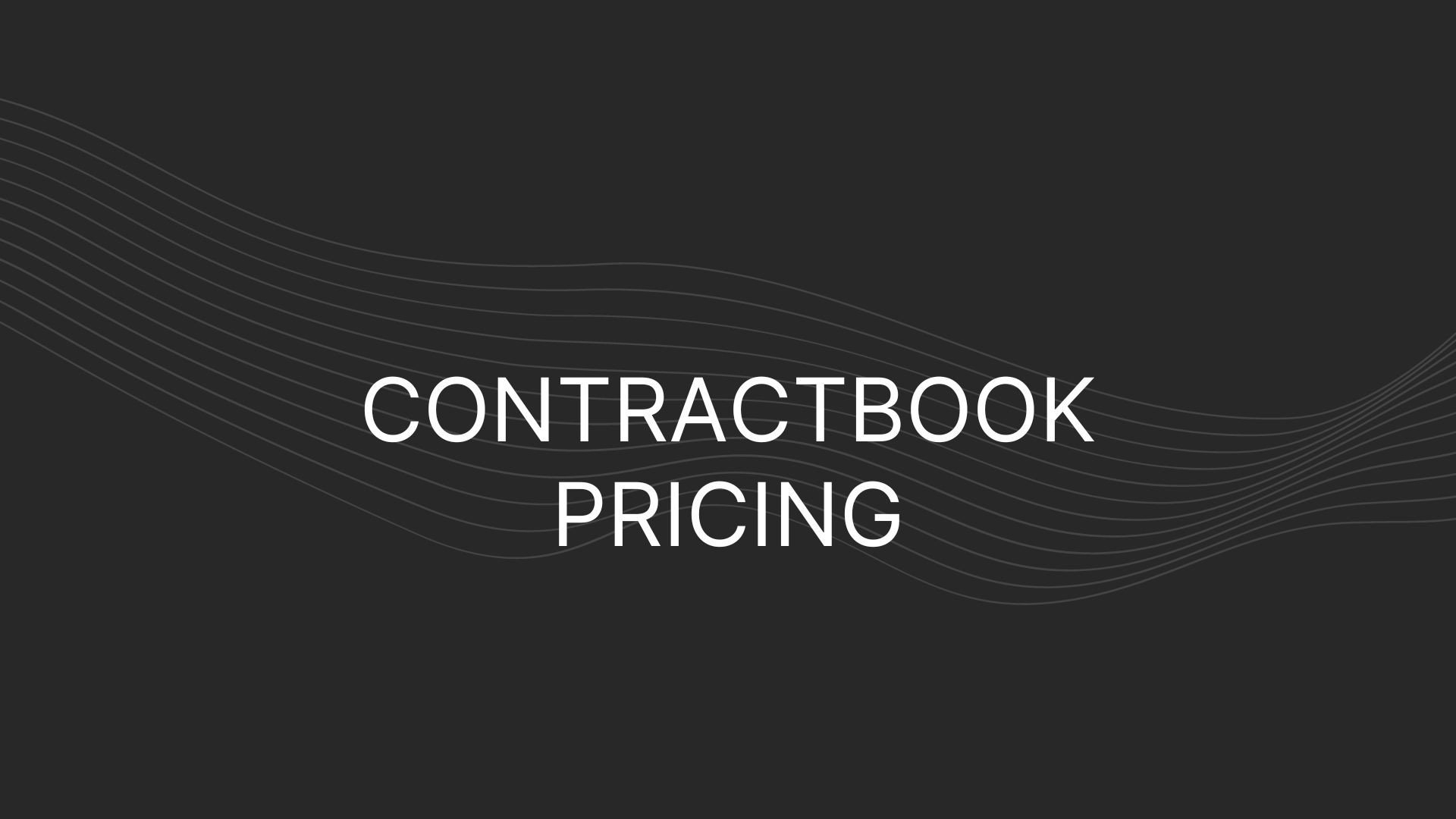 Contractbook Pricing