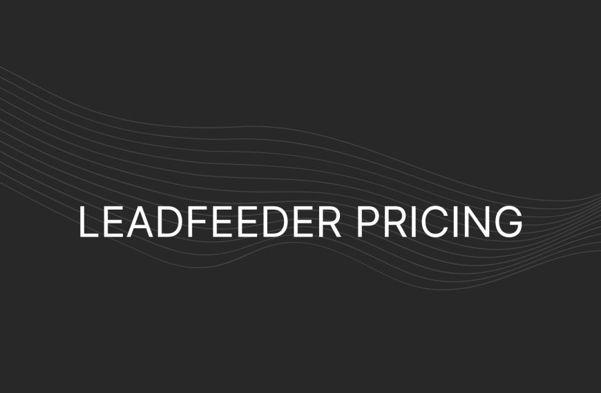 Leadfeeder Pricing