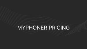 Myphoner Pricing