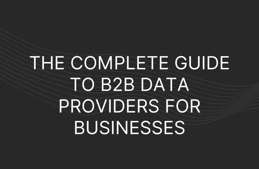 B2B Data Providers
