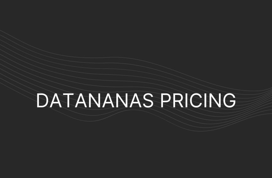 Datananas Pricing