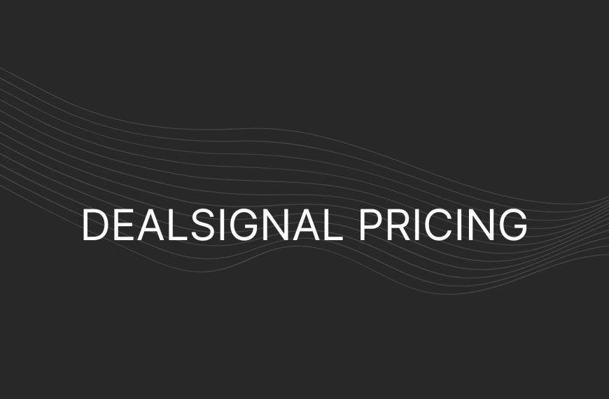 DealSignal Pricing