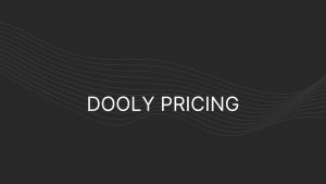Dooly Pricing