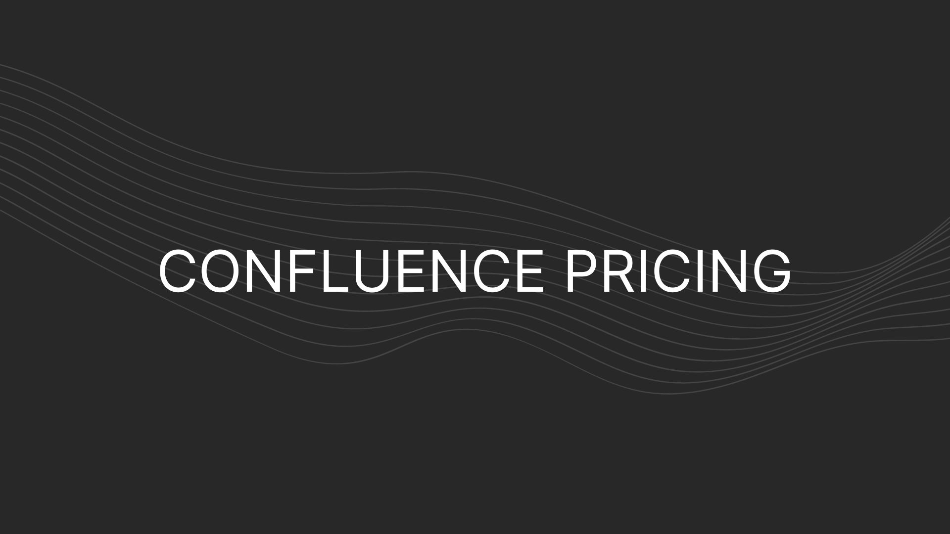 confluence pricing