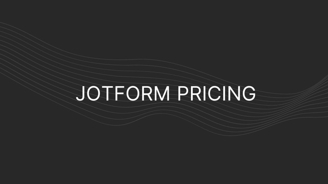 Jotform pricing
