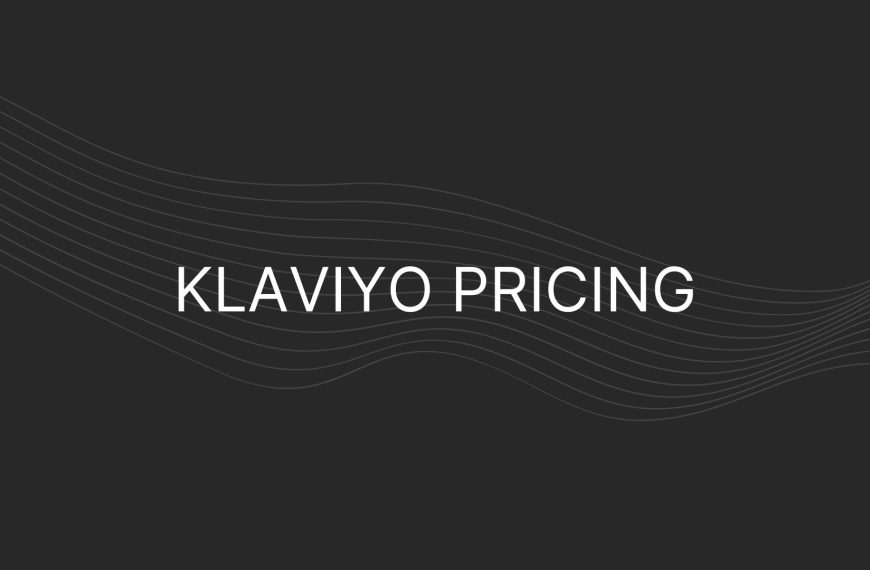 Klaviyo Pricing