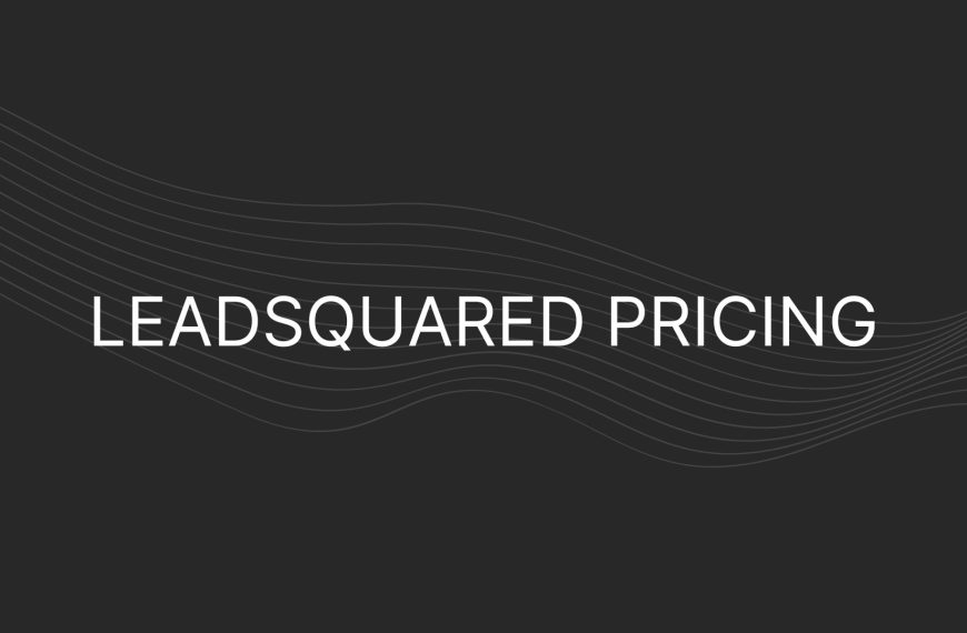 LeadSquared Pricing