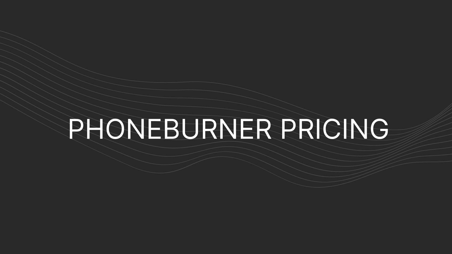 Phoneburner Pricing
