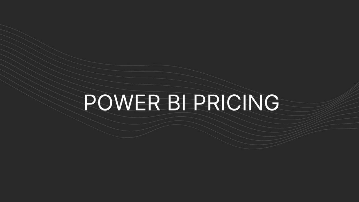 Power BI Pricing