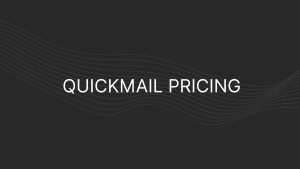 quickmail pricing