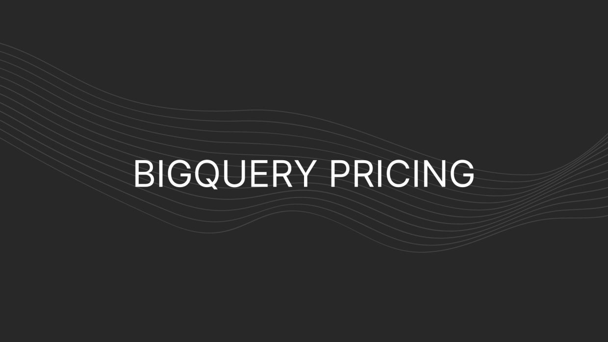 bigquery pricing