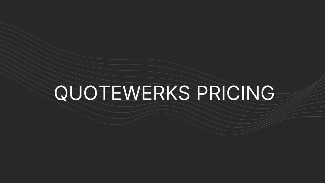 quoteworks pricing