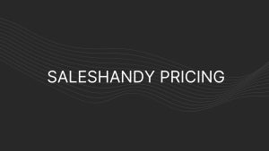 saleshandy pricing