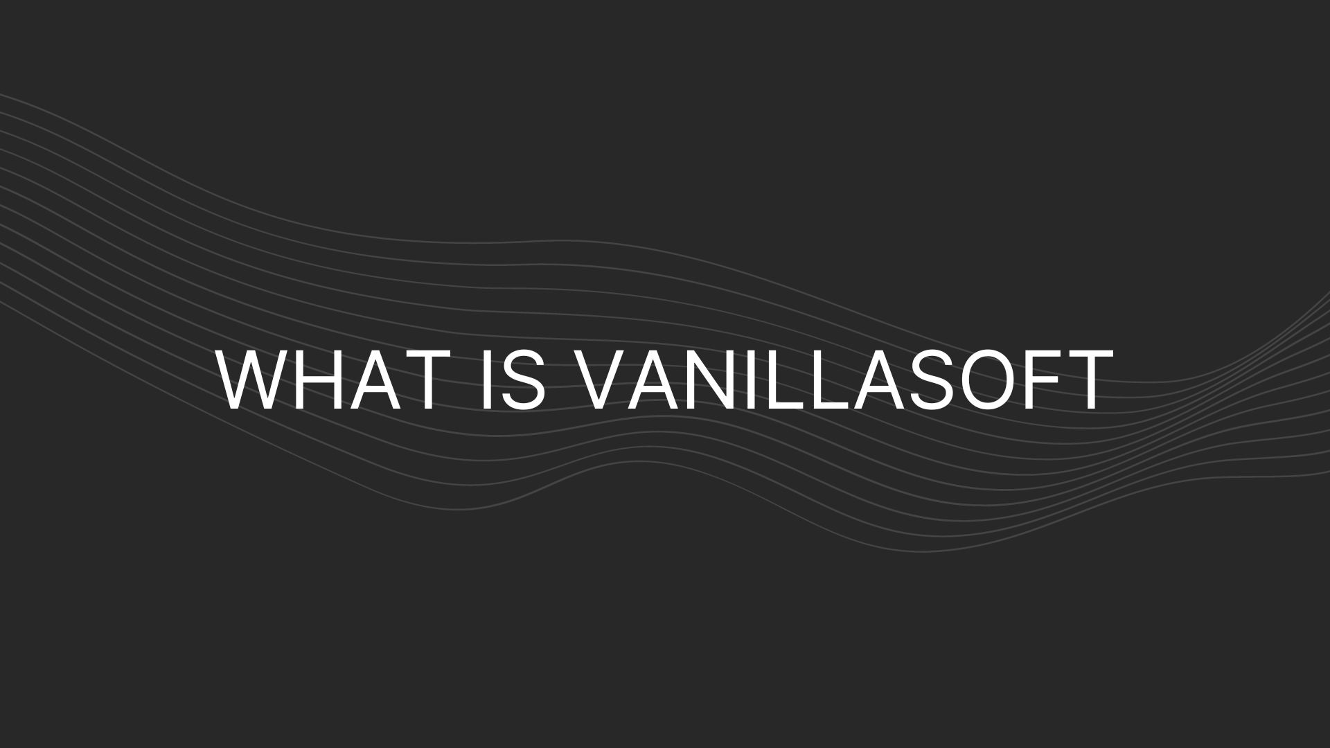 what is vanillasoft