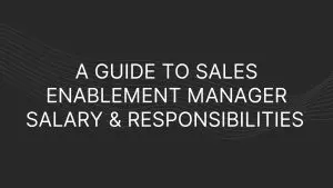 Sales Enablement Manager Salary