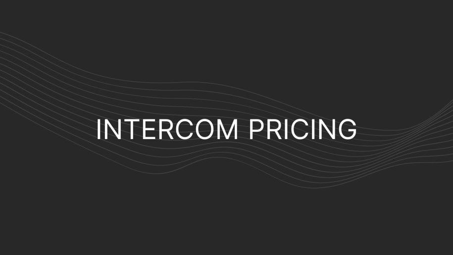 intercom pricing