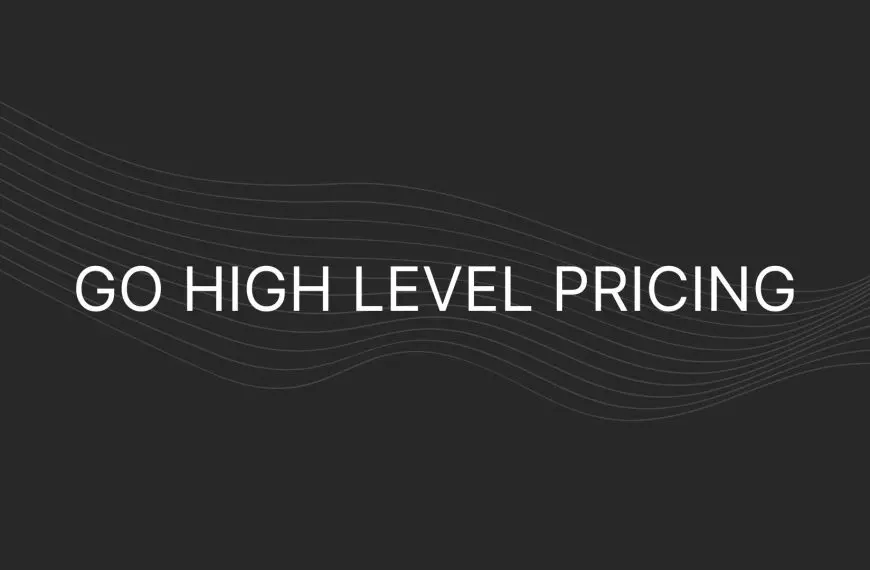 go high level Pricing