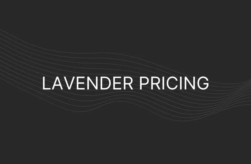 lavender pricing