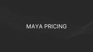 maya pricing