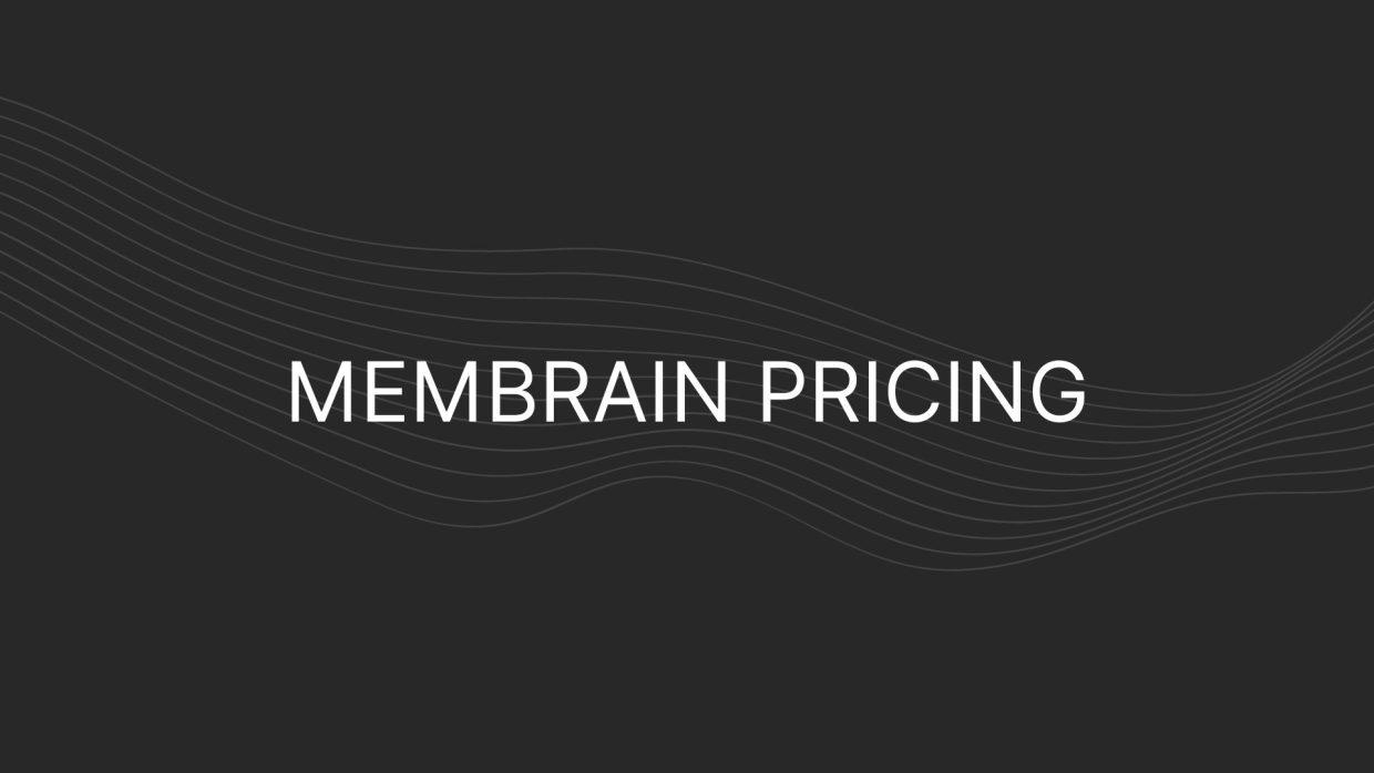 membrain Pricing
