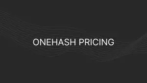 onehash pricing