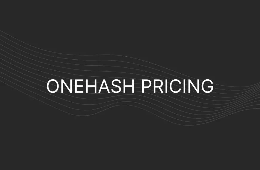 onehash pricing