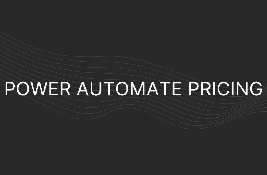 power automate Pricing