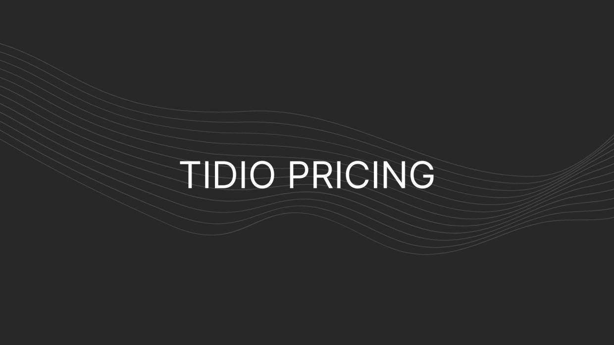 tidio pricing