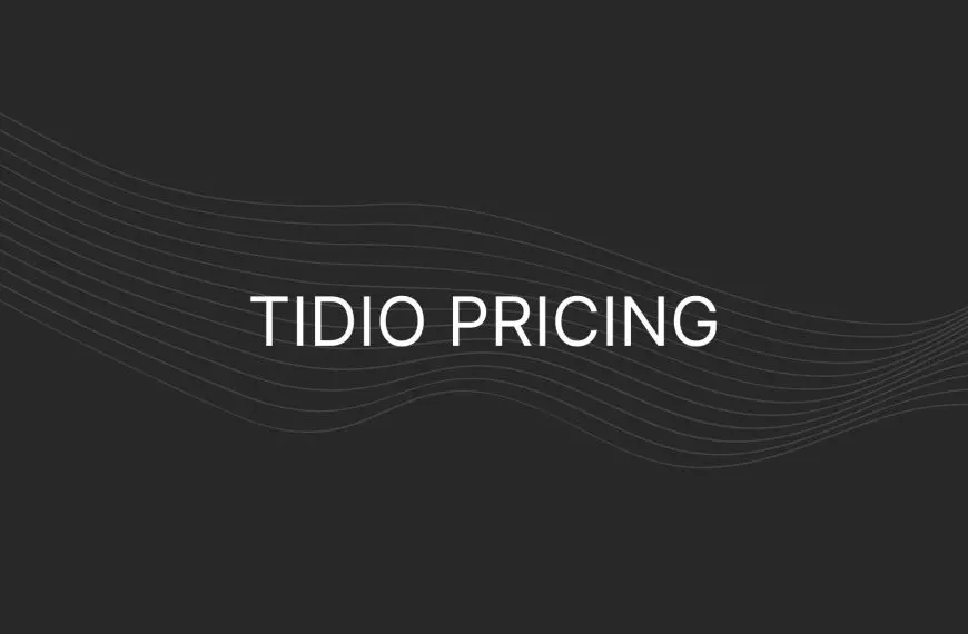 tidio pricing