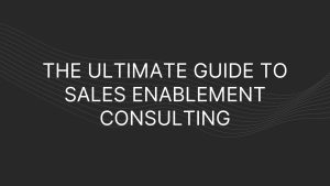 sales enablement consulting