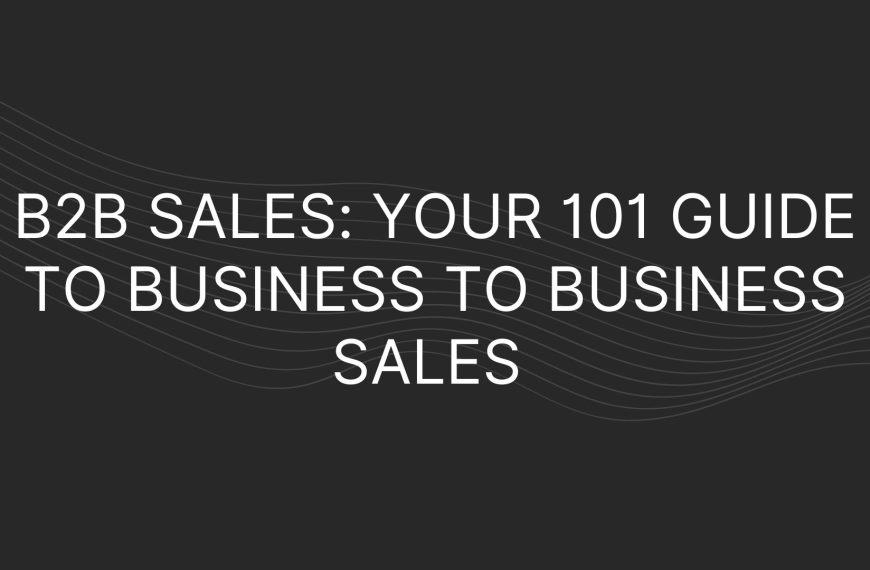 b2b sales