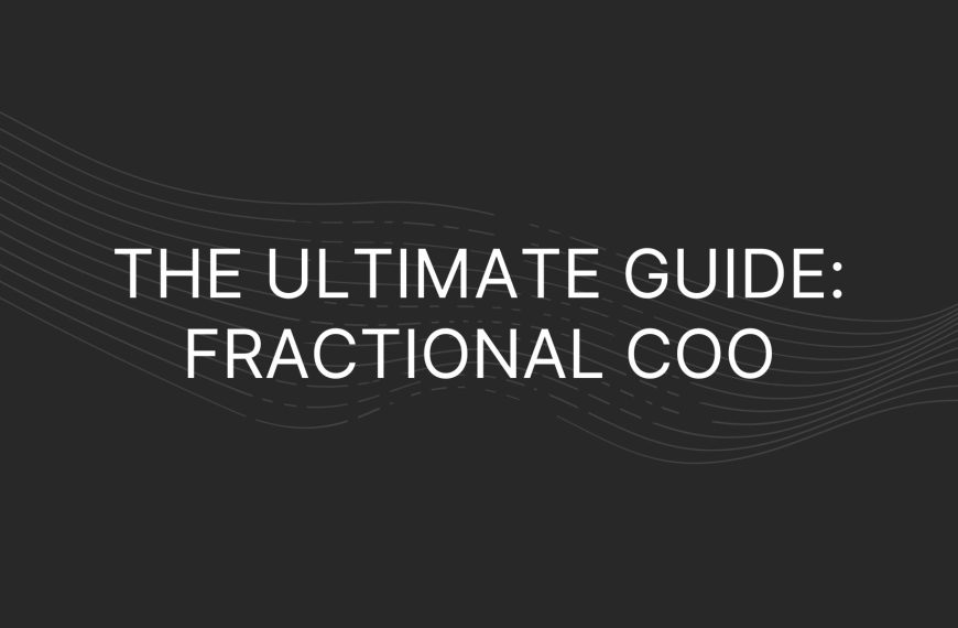 The Ultimate Guide Fractional COO