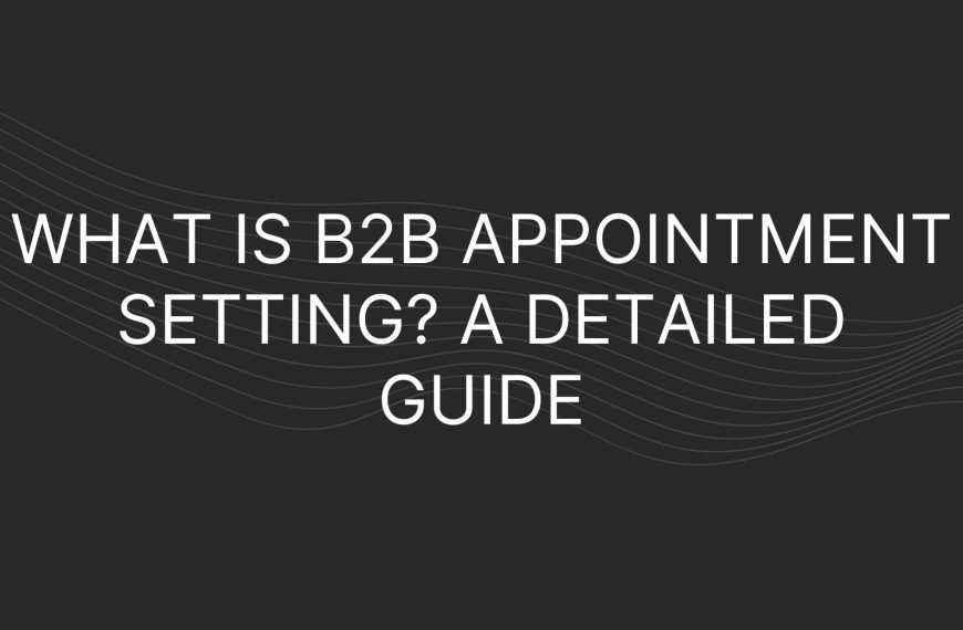 What is B2B Appointment Setting?