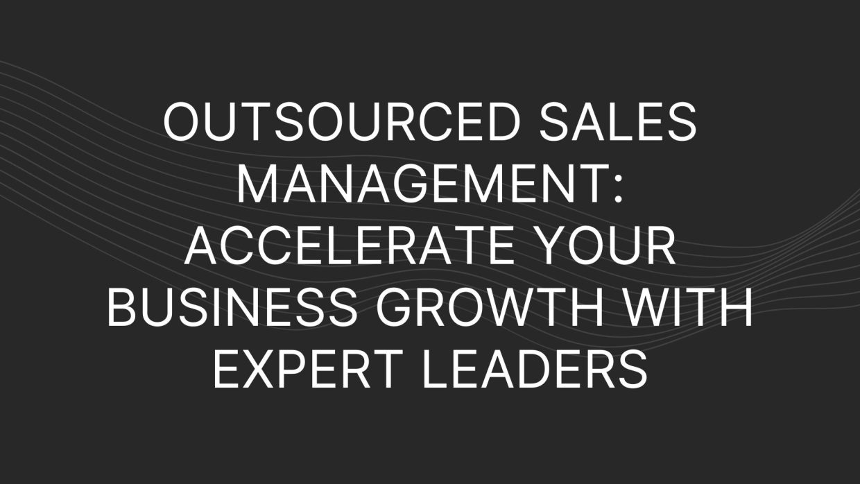 Outsourced Sales Management