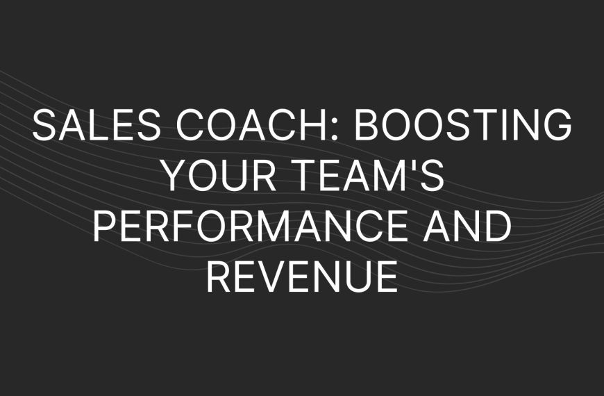 sales coach